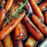 Honey Balsamic Roasted Carrots