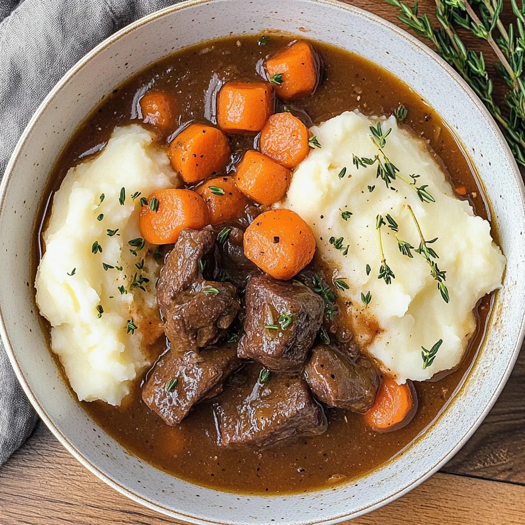 Irish Stew With Mashed Potatoes