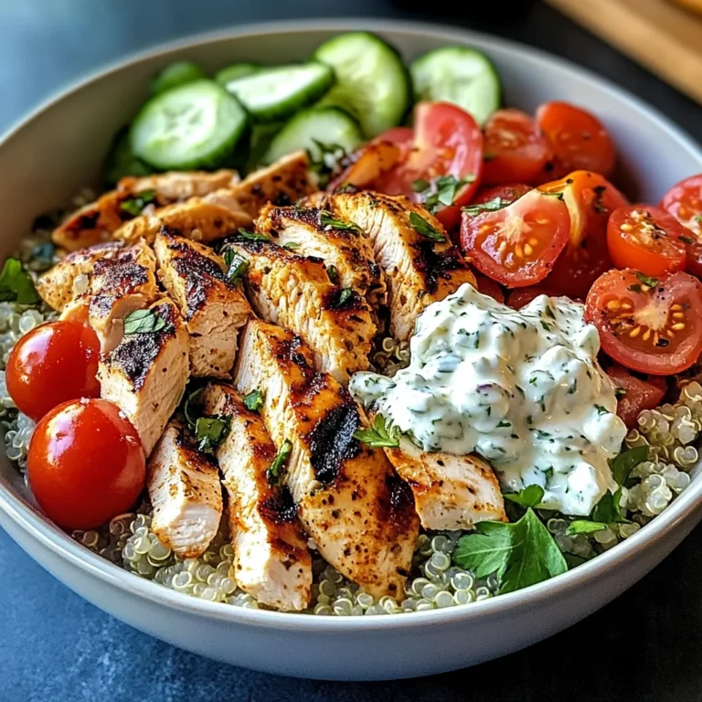 Mediterranean Chicken Bowls