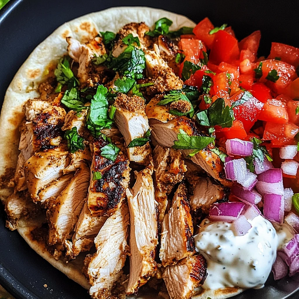 Middle Eastern Chicken Shawarma