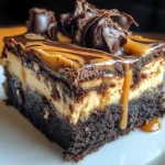 Milky Way Caramel Cheesecake Brownies
