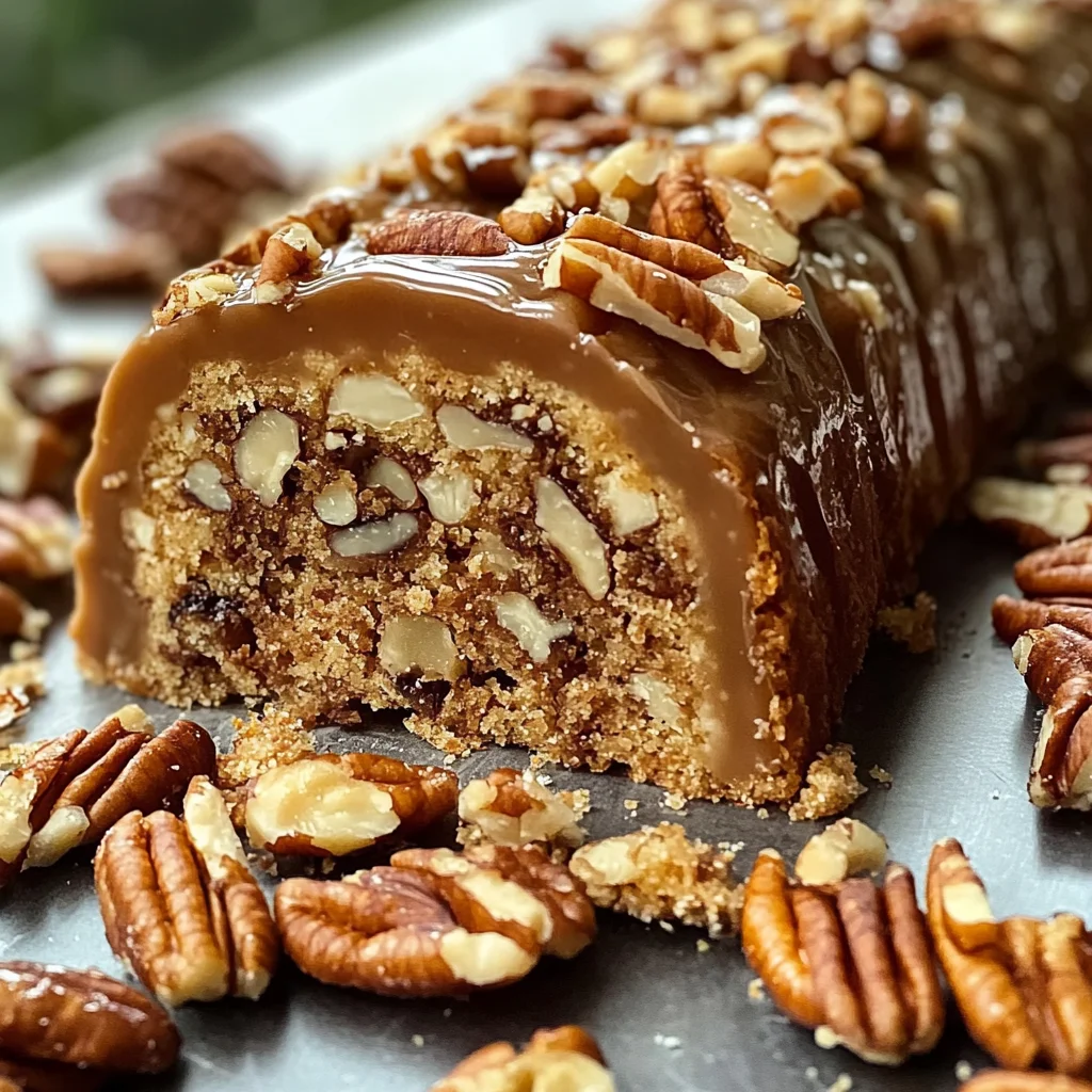 Nana’s 3-Ingredient Pecan Log