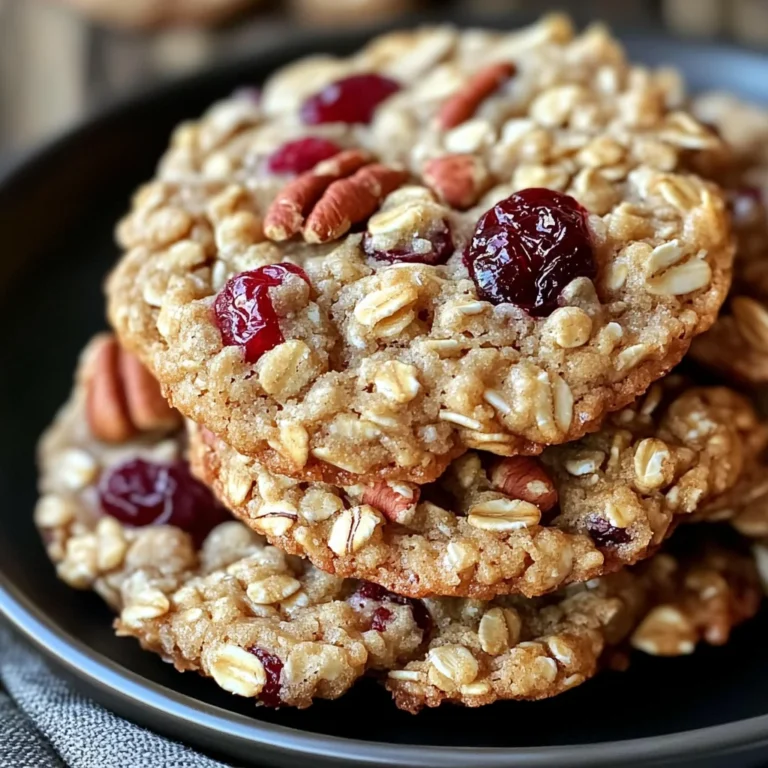 Oatmeal Cranberry Pecan Cookies