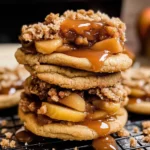 Salted Caramel Apple Pie Cookies