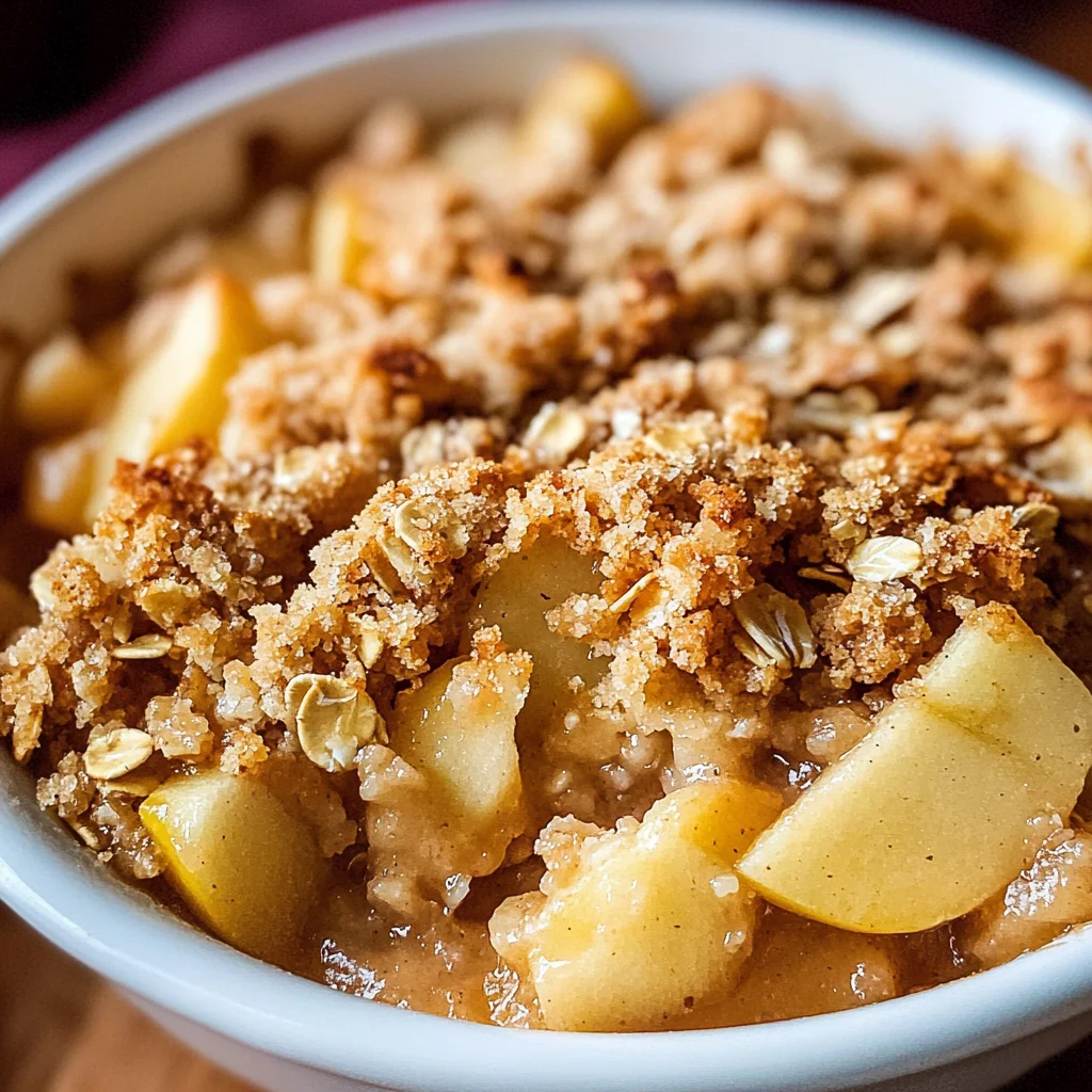 Simple Apple Crumble (Apple Crisp)