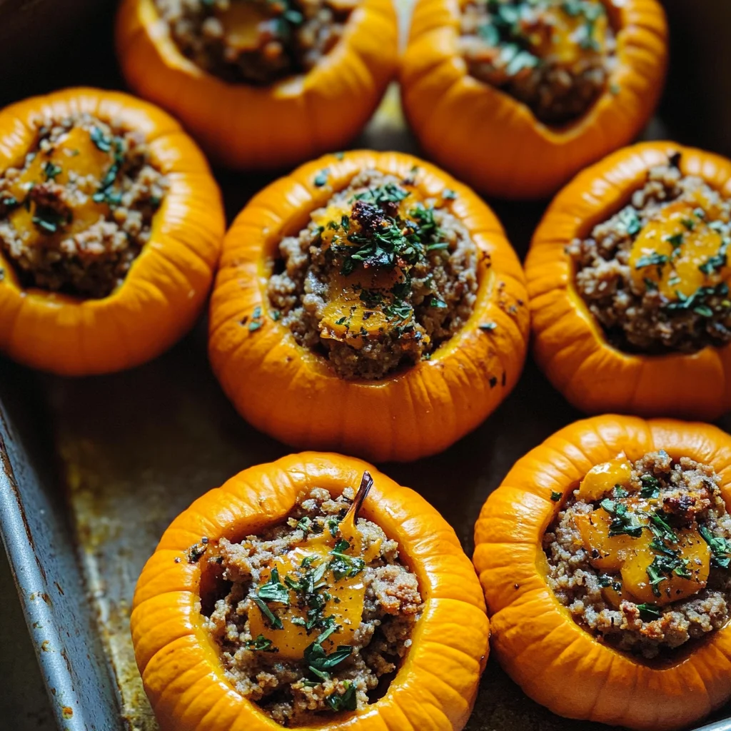 Stuffed Mini Pumpkins Recipe