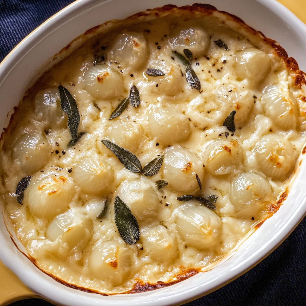 Anthony Bourdain's Creamed Pearl Onions Are Keeping Us Warm This Winter