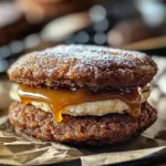 Apple Cider Whoopie Pie Cookies with Caramel
