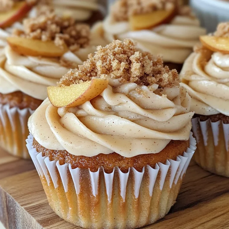 Apple Crumble Cupcakes