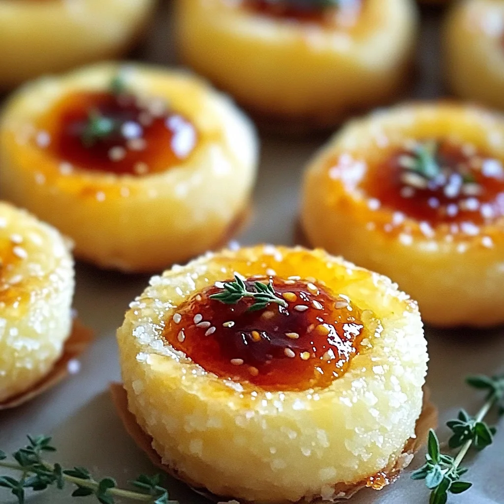 Cheesy Thumbprint Appetizers with Hot Pepper Jelly