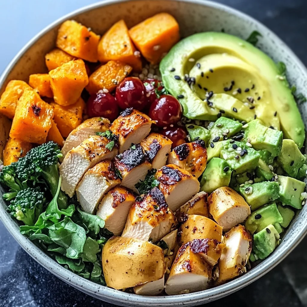 Chicken & Sweet Potato Buddha Bowl
