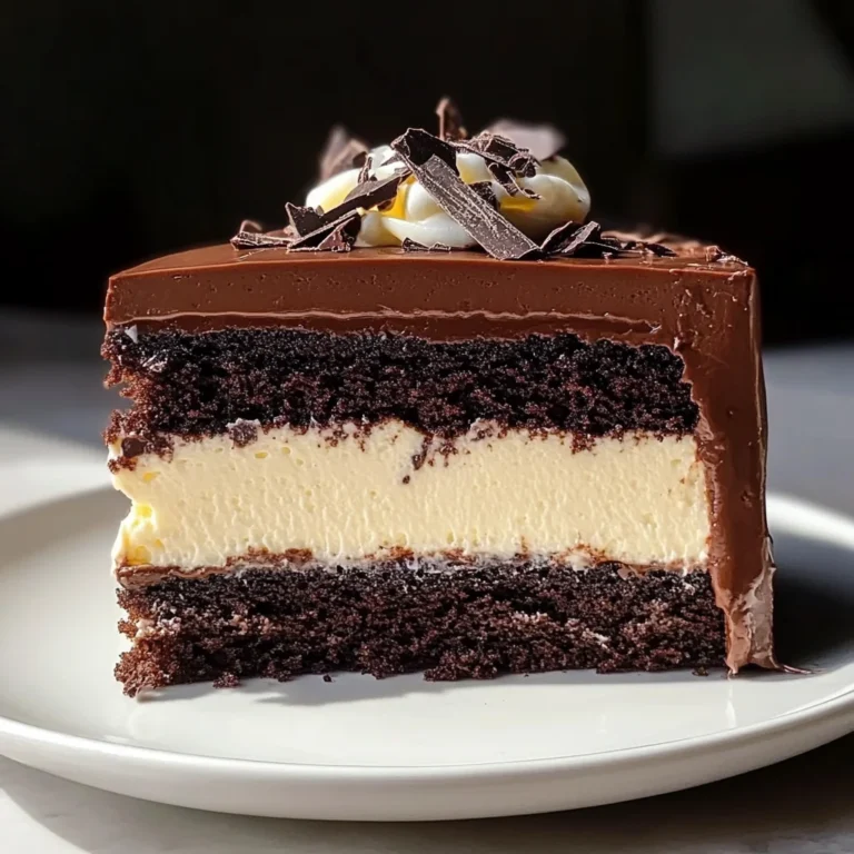 Chocolate Mousse Layer Cake