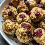 Cranberry & Turkey Stuffing Balls
