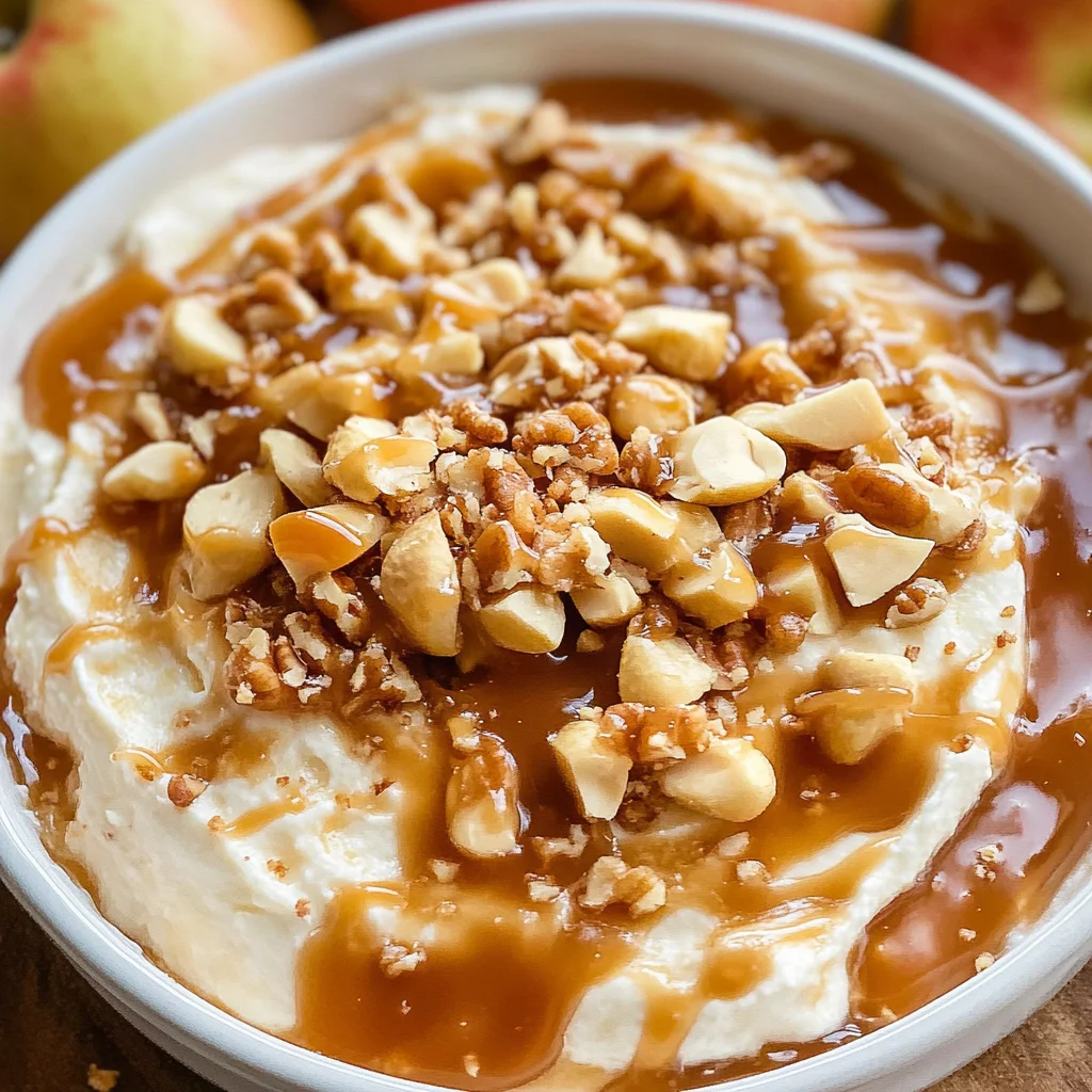 Cream Cheese Caramel Apple Dip