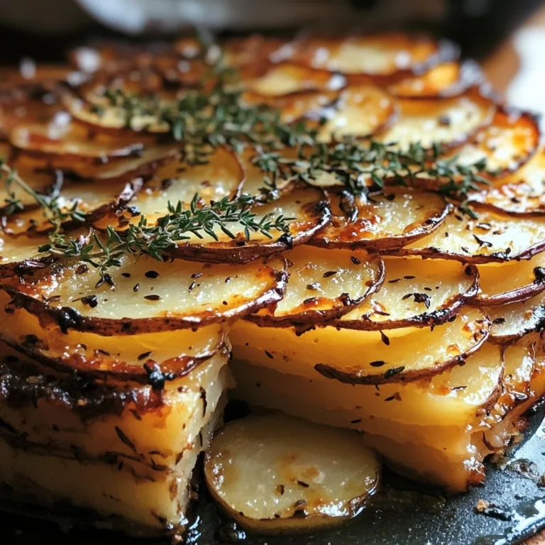 Crispy Balsamic-Thyme Potato Torte