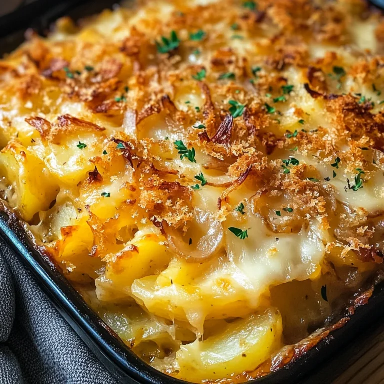 French Onion Potato Bake