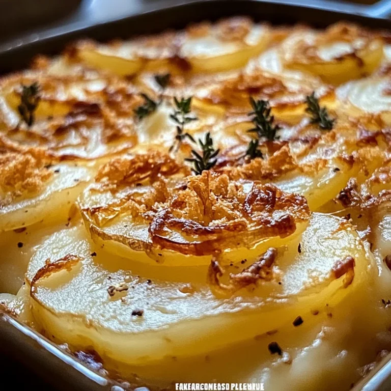 French Onion Potato Bake