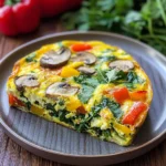 Garden Veggie Frittata: A 150-Calorie Delight