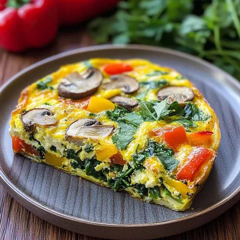 Garden Veggie Frittata: A 150-Calorie Delight