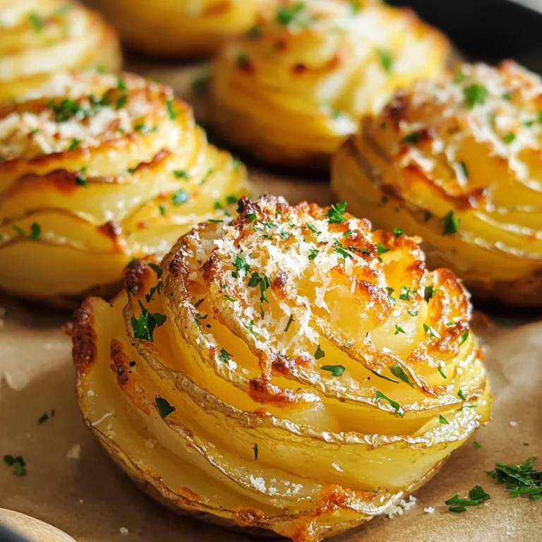 Garlic Parmesan Duchess Potatoes