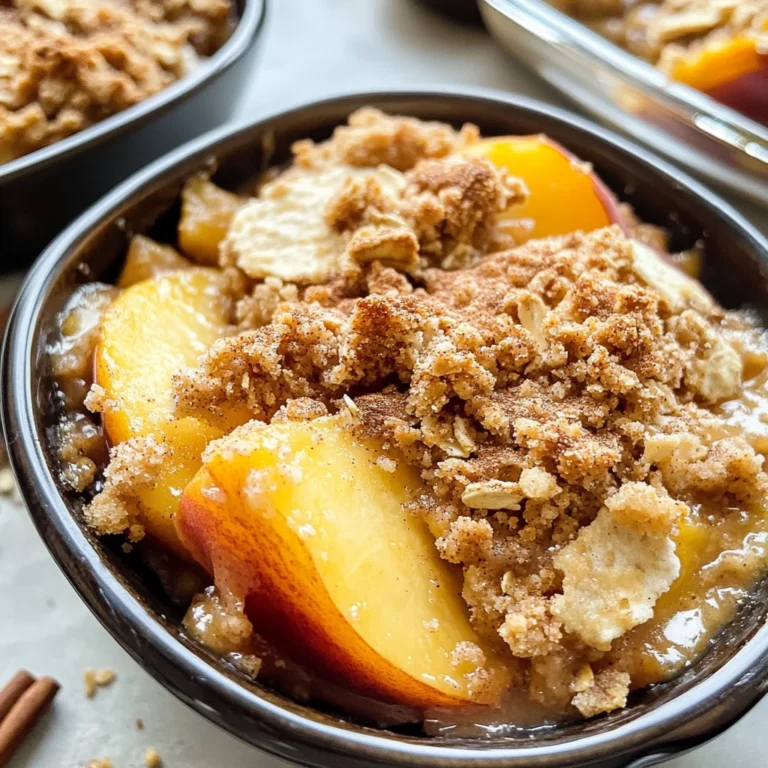 Peach Crisp