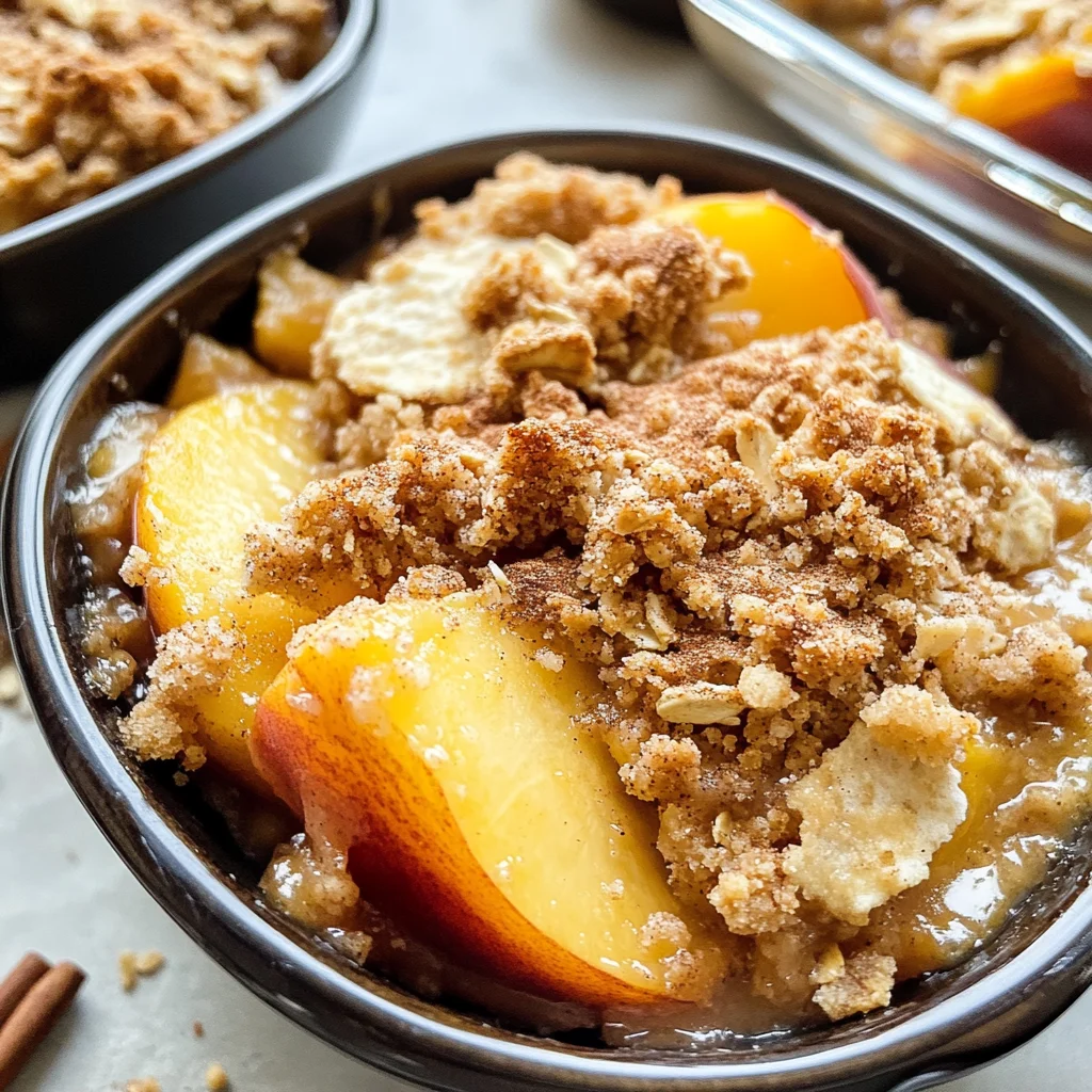 Peach Crisp