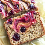 Peanut Butter & Jelly Banana Bread Recipe