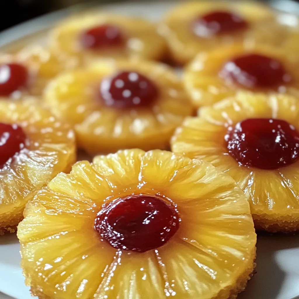 Pineapple Upside-Down Sugar Cookies
