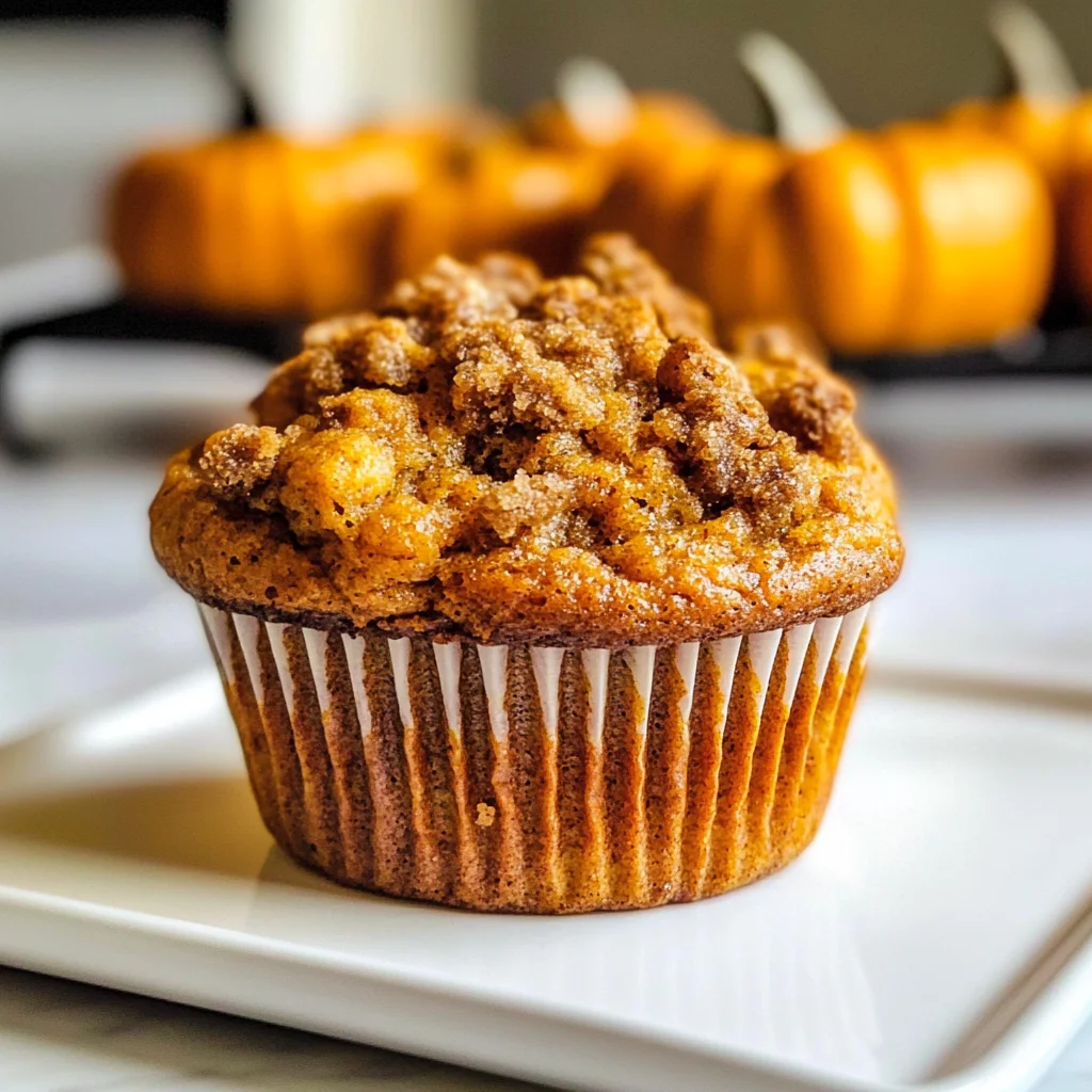 Pumpkin Streusel Muffins