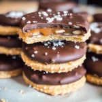 Salted Caramel Ritz Cracker Cookies