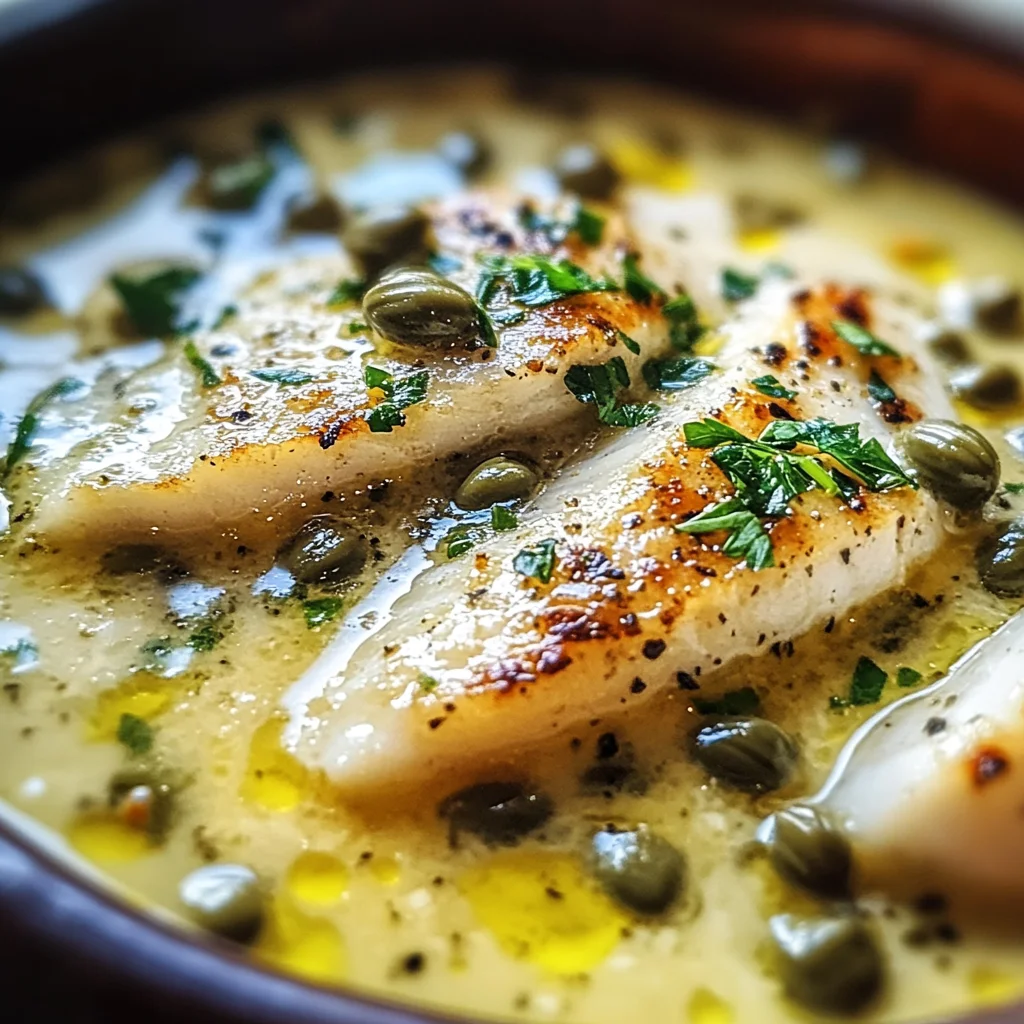 Simple Lemon Caper Sauce