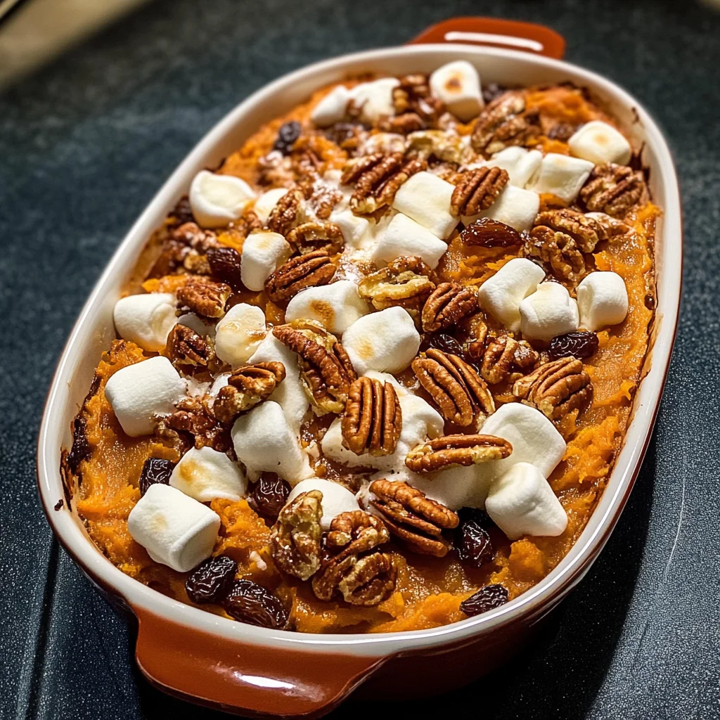 Southern Maple Sweet Potato Casserole