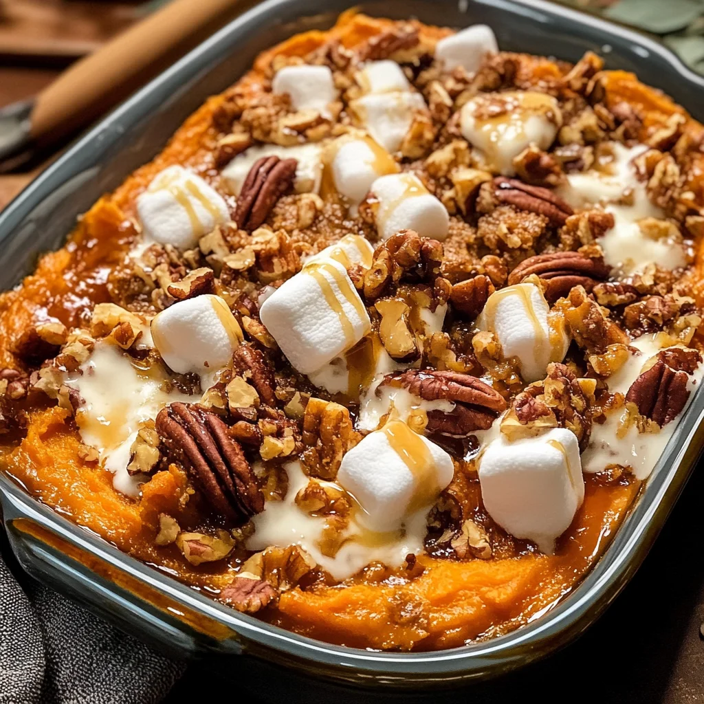 Southern Maple Sweet Potato Casserole