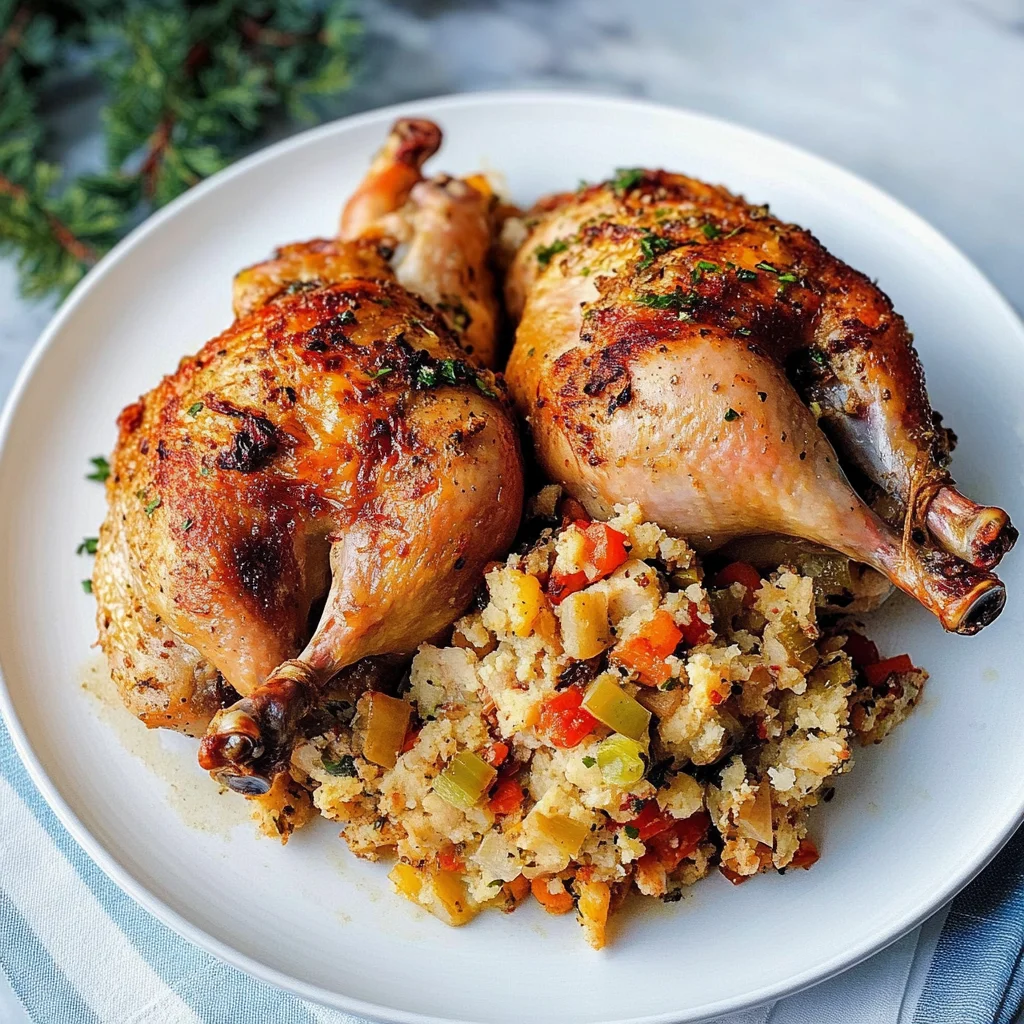 Stuffed Cornish Game Hens